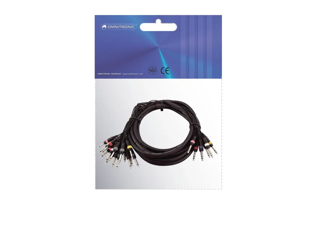 Multipaire Audio 15 mètres Jack Mono pour Patch de Studio et Mixage - 3