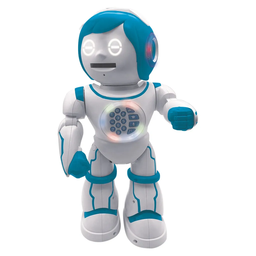 Robot éducatif Powerman Kid Lexibook avec quiz et lanceur de disques