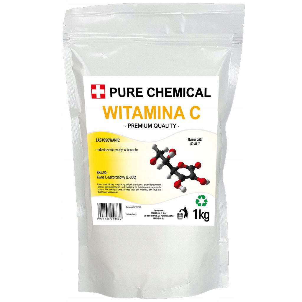 PURE CHEMICAL | Vitamin C Pulver | L-Ascorbinsäure | 1 kg