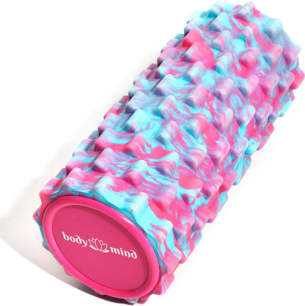 Body & Mind Faszienrolle Pink-Blau Produktbild 