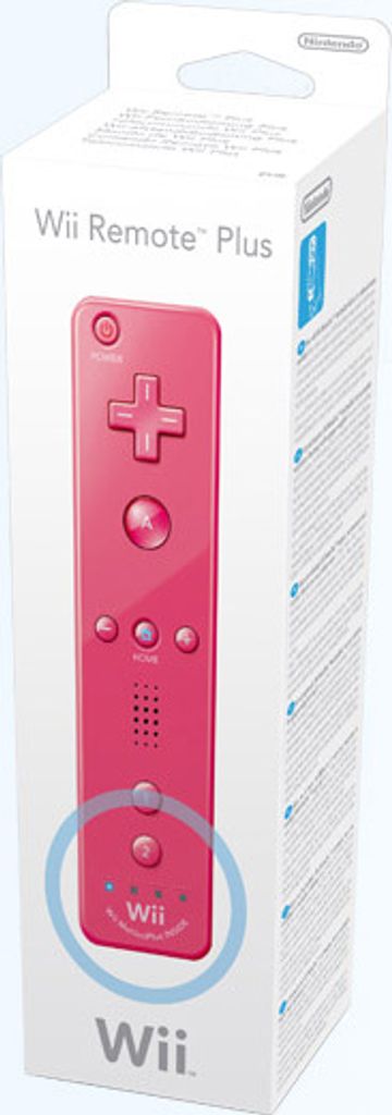 Nintendo Wii Remote Plus Controller (pink) Produktbild 