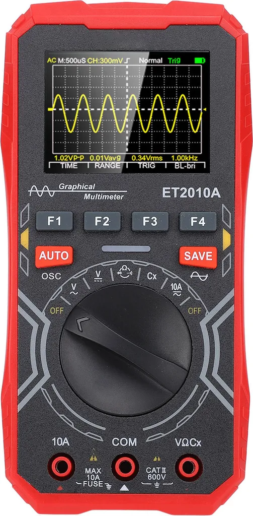 Mini Oscilloscope Numérique Portable et Multimètre Intégré pour Testeur
