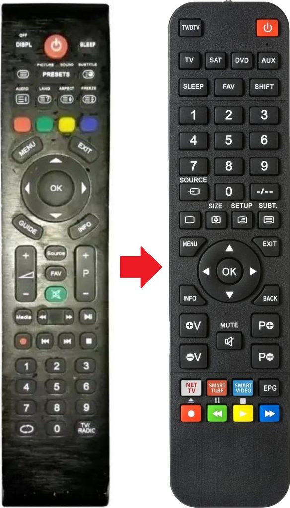 Fernbedienung passend für UMC W40/99F-GB-FHBCPE-UK | W4099FGBFHBCPEDK