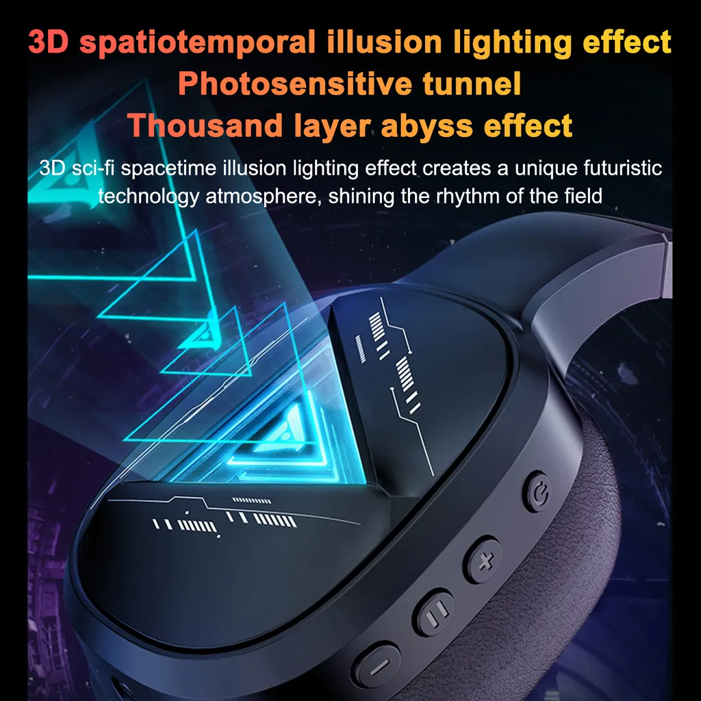 Offerta Cuffie TAIOU Phantom: Gaming 50mm e Tripla Modalità - 4