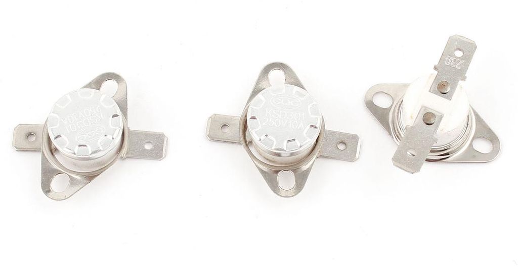 3 Stk. KSD301 NC Temperaturschalter Thermostat 230 Celsius 250V 10A