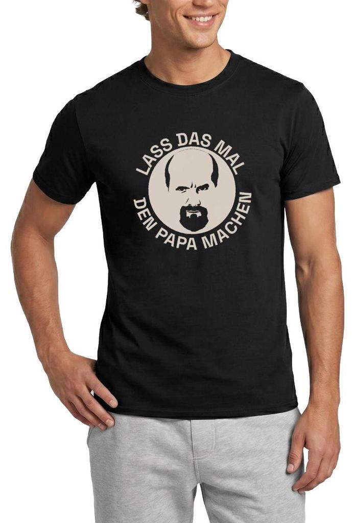 Spreadshirt Stromberg Lass Das Mal Den Papa Machen Männer T-Shirt, XL, Schwarz