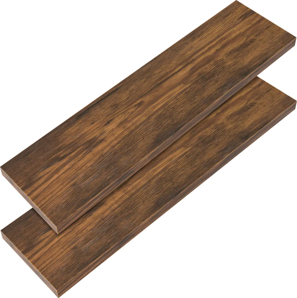 Set 2 Mensole Sospese Bianche Casaria 90 cm - Design Moderno 15kg