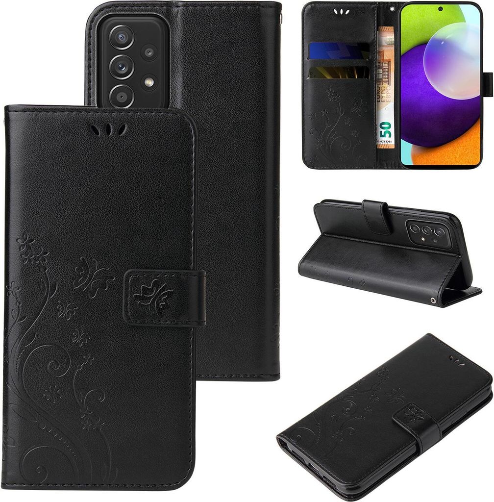 Handyhülle für Samsung Galaxy A52 / A52 5G / A52s 5G Floral Produktbild 