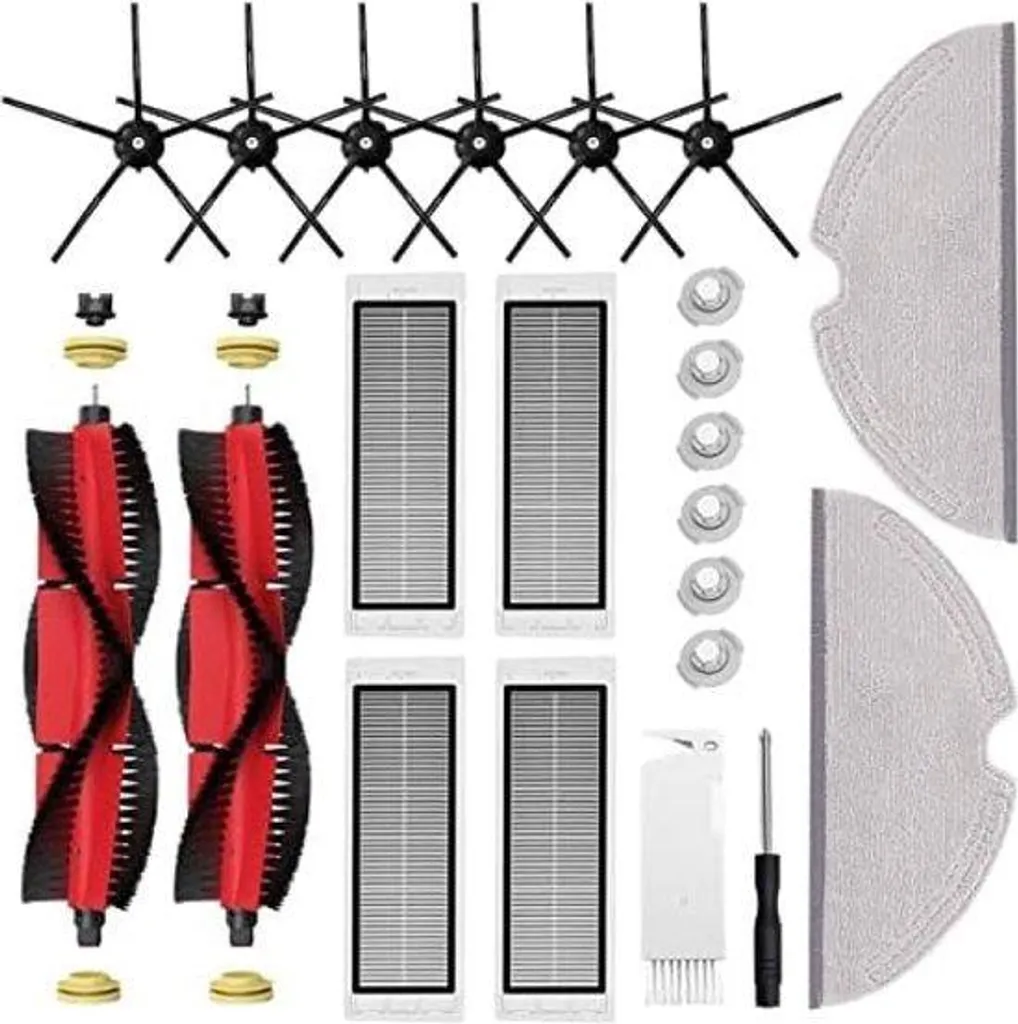Kit Accessoires Roborock S5 S6 MaxV Pure : 14 Pièces de Rechange Idéales