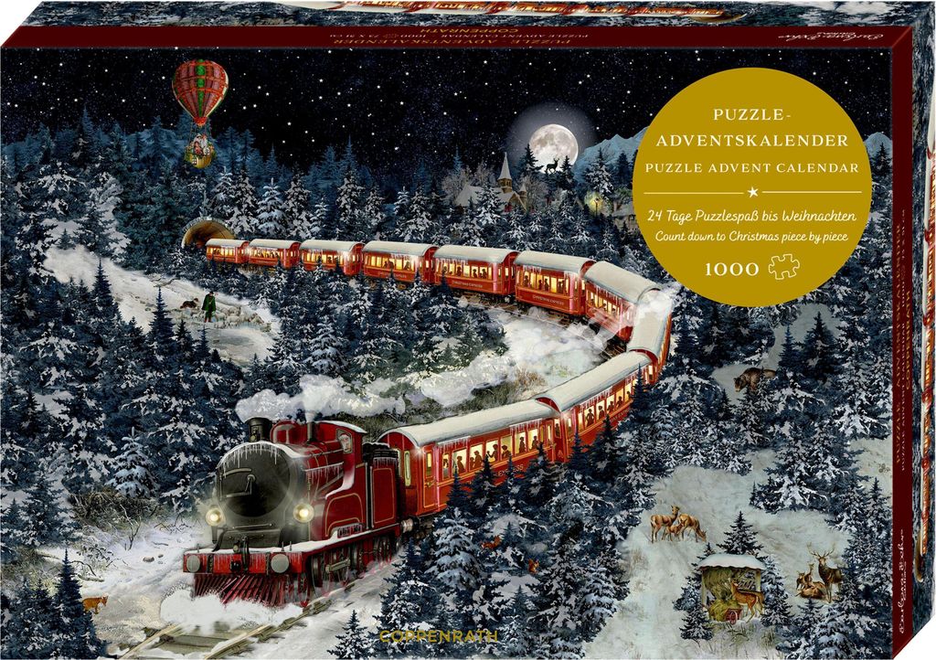 Puzzle-Adventskalender - Weihnachtsexpress Produktbild 