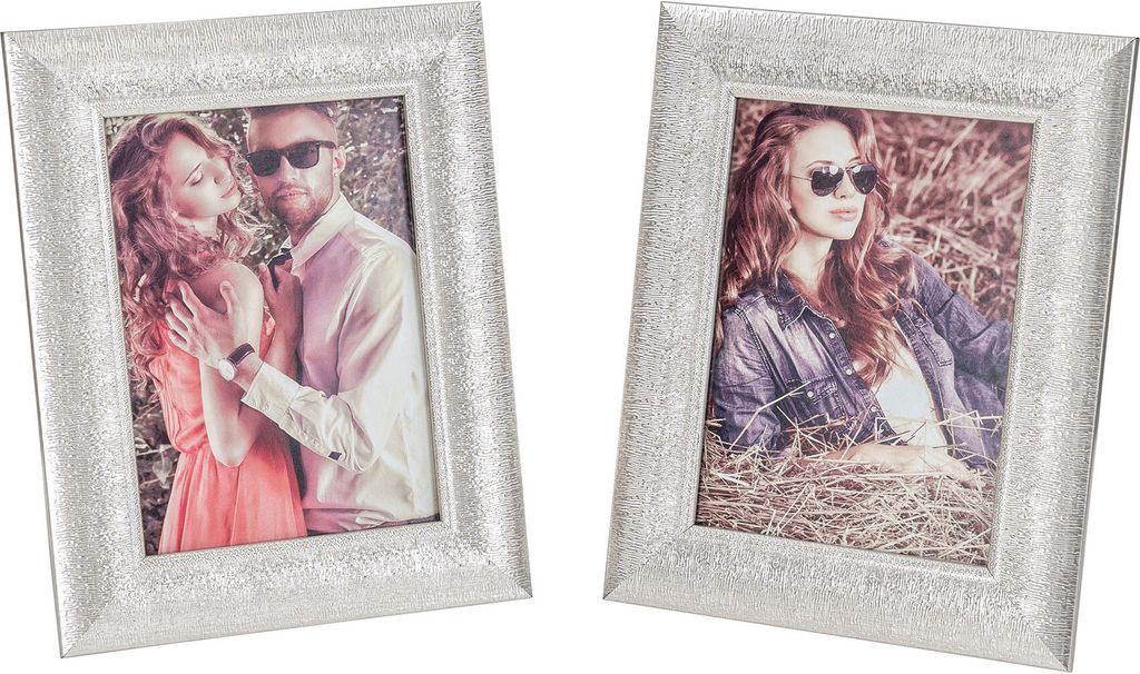 Bilderrahmen Set 13x18cm Fotorahmen Silber Einzelrahmen Produktbild 