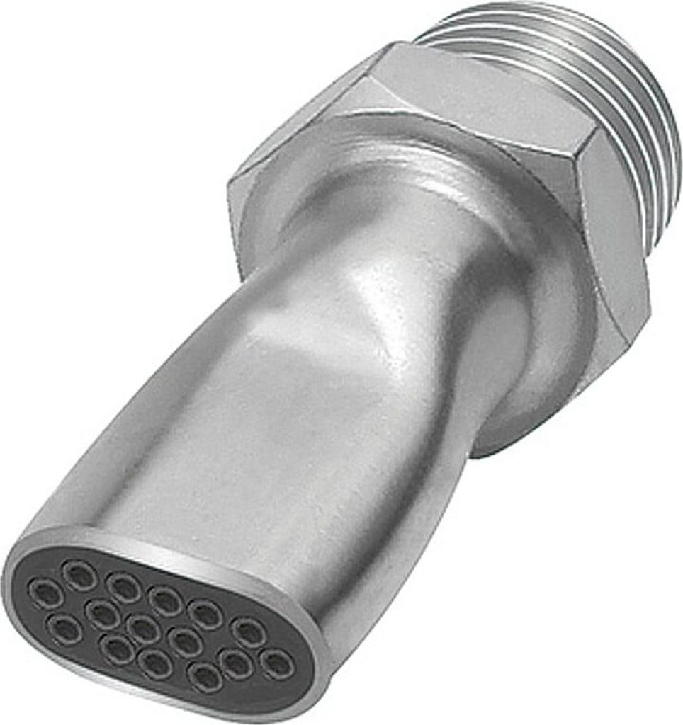 Riegler Lärmarme Flachdüse, G 3/8 AG, Stahl verzinkt, Düsenbreite 16,5 mm