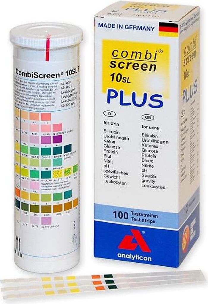 Combiscreen 10 SL Plus Teststreifen 100 St Produktbild 