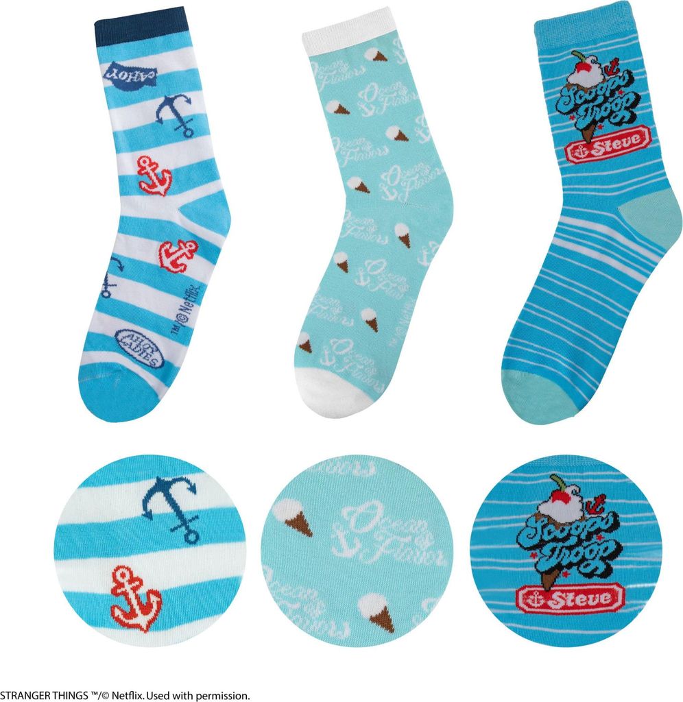 3 Paar Socken aus Polyester von Scoops Ahoy