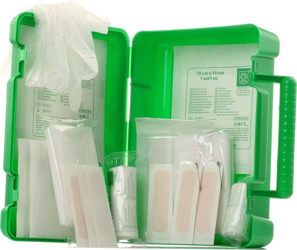 CARCOMMERCE KFZ Erste Hilfe Set Verbandskasten mit Verbandkasten für Auto LKW Motorrad