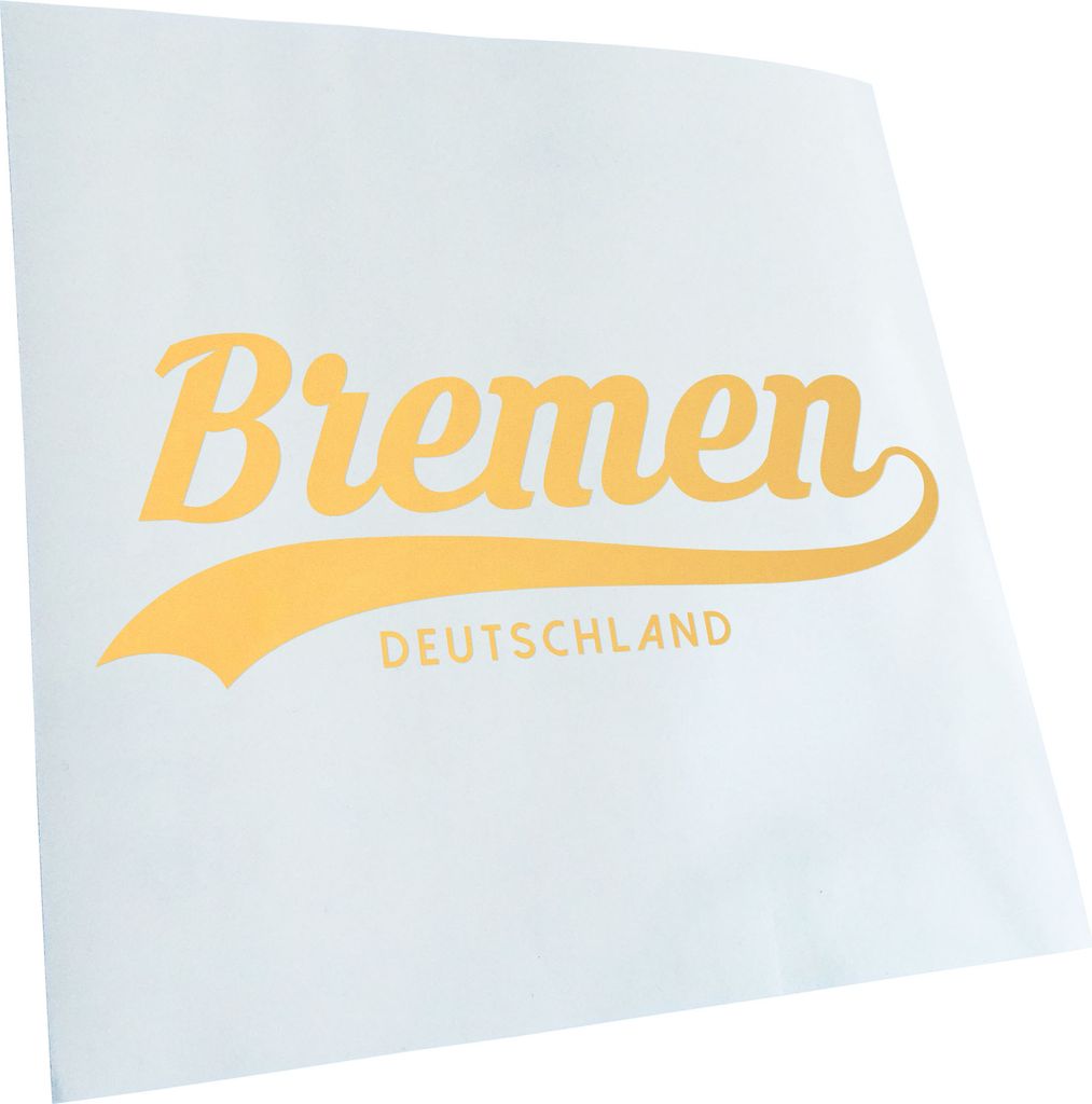 Kiwistar - Autoaufkleber - Bremen Deutschland - Creme - 40x15cm - Aufkleber für Auto, Laptop, Fahrrad, LKW, Motorrad Mehrfarbig JDM Decal Racing