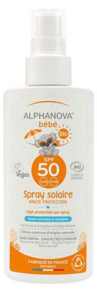 Alphanova - Krem przeciwsłoneczny dla niemowląt SPF 50 BIO, Zdjęcie produktu 
