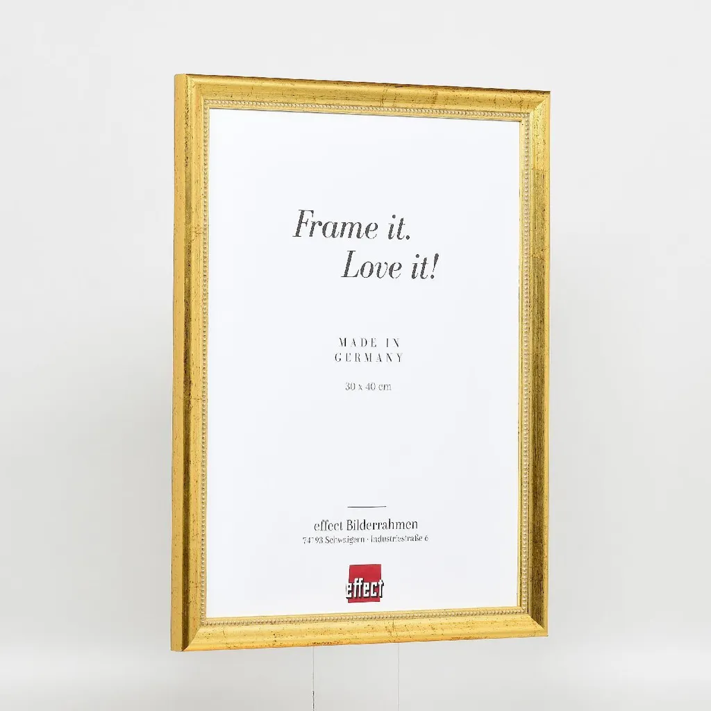 Cornice Oro A6 10,5x14,8 cm con Vetro Museo | Design Luxury Profilo 85 - 9
