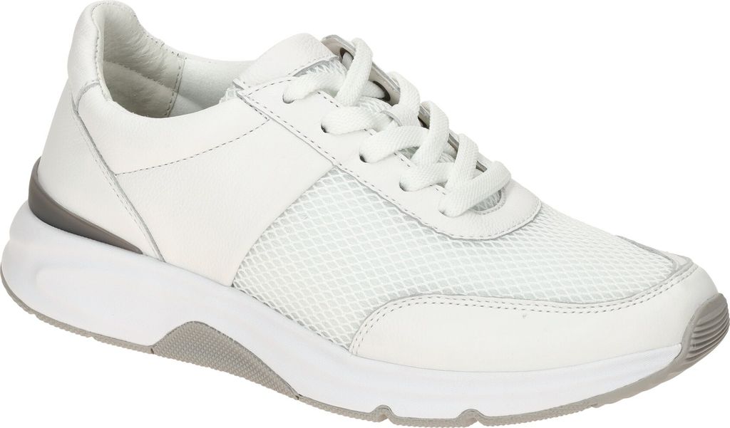 Rollingsoft Sneaker 86.897.50, Mesh/ Glattleder, Weiß, Fußbett zum Wechseln 39