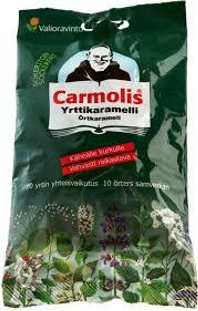 Caramelle alle erbe Carmolis con zucchero 72 g Immagine del prodotto 
