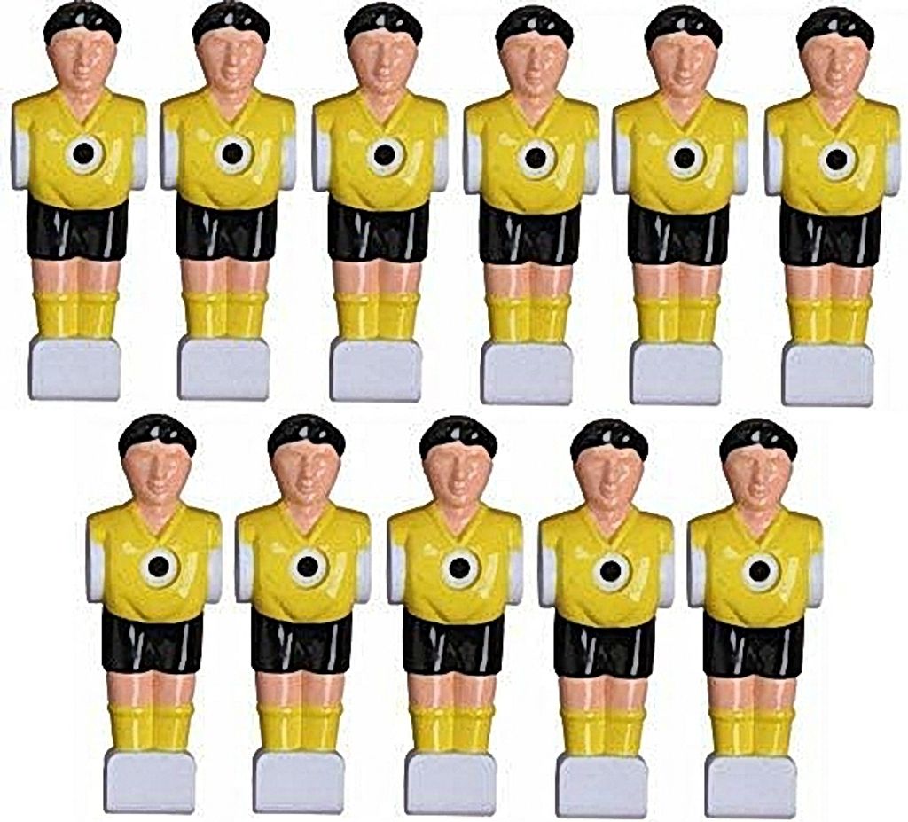 11 figure kicker 16 mm nero-giallo Set completo di dadi e Immagine del prodotto 