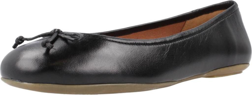 GEOX Ballerina PALMARIA, Glattleder, Schwarz, Damen