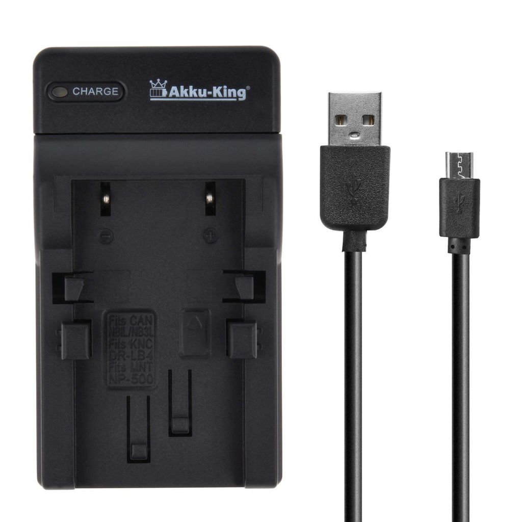 USB-Akku-Ladegerät fuer Minolta NP-500