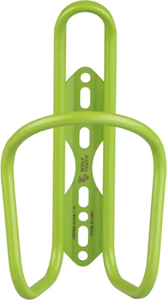 Porte-bidon vélo Morse Wolf Tooth en titane ajustable coloris kaki rare