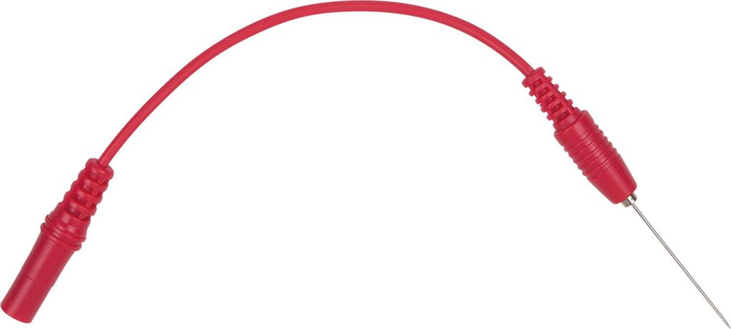 KS TOOLS 4,0 mm Eingangsbuchse auf nadelförmige Prüfspitze, rot ( 150.1674 )