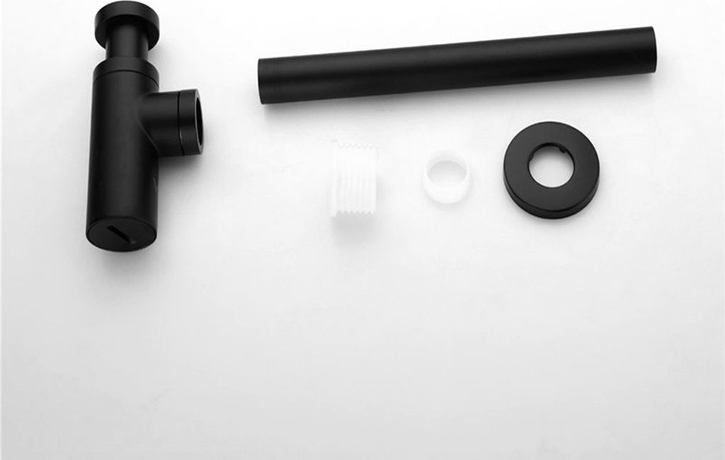 2er Set Siphon Ablaufgarnitur & Ablaufgarnitur mit Überlauf Produktbild 5