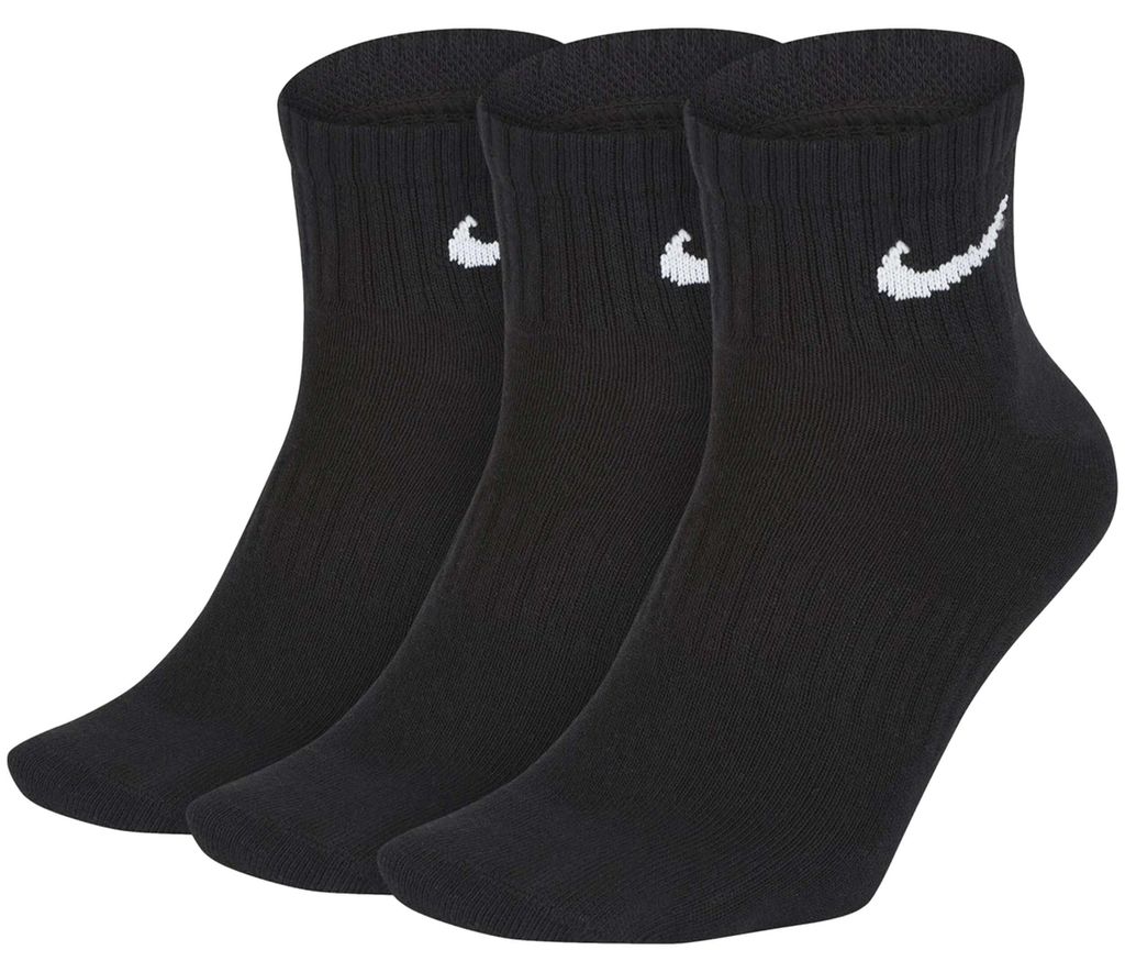 Nike EVERYDAY LIGHTWEIGHT QUARTER (3 PAIA) NERO L Immagine del prodotto 
