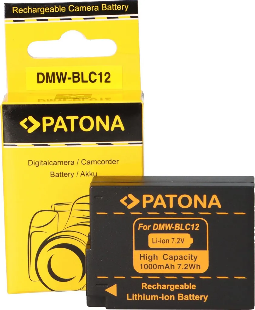 Batteria Li-ion DMW-BLC12 per Panasonic Lumix G7 G85 e Leica V-Lux 4