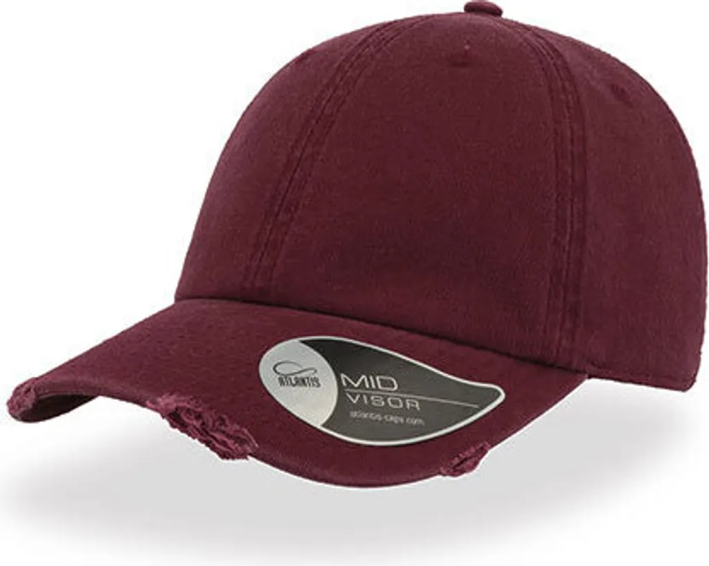 Atlantis DADE Hat Burgundy Taglia Unica | Cappello Cotone Lavato