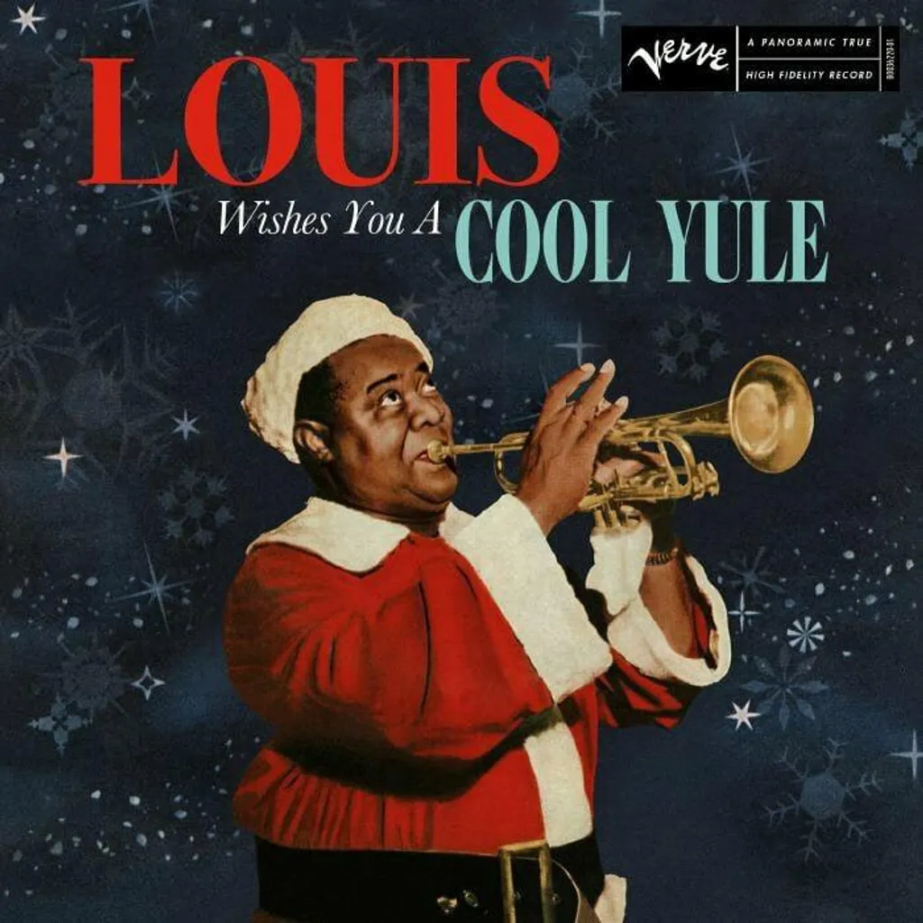 Cadeau Noël Vinyle Louis Armstrong Louis Wishes You A Cool Yule Rouge