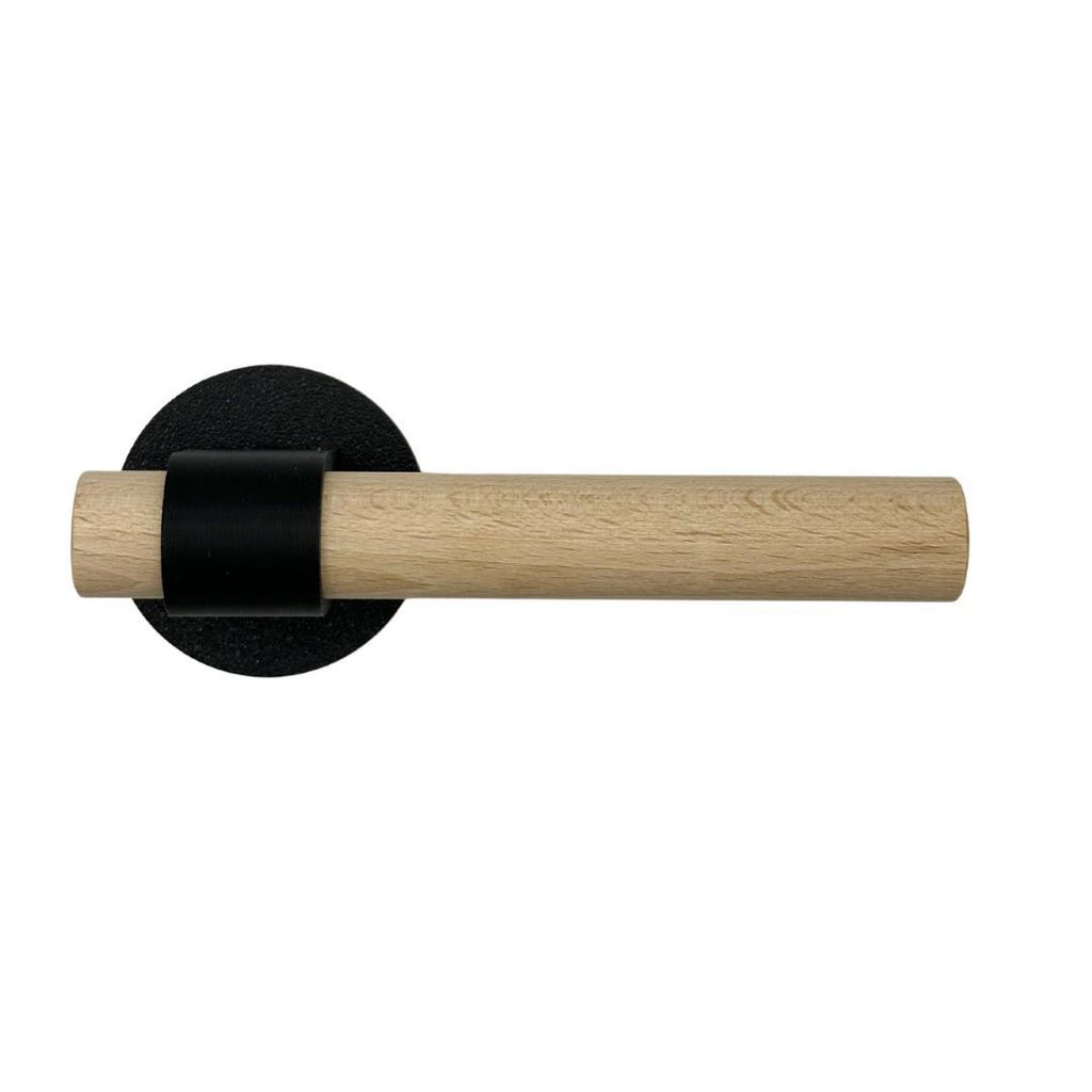Türklinke Schwarz 1 Paar Modernes Design Türbeschlag Türgriff Kunststoff (PLA) Inkl. Montagematerial