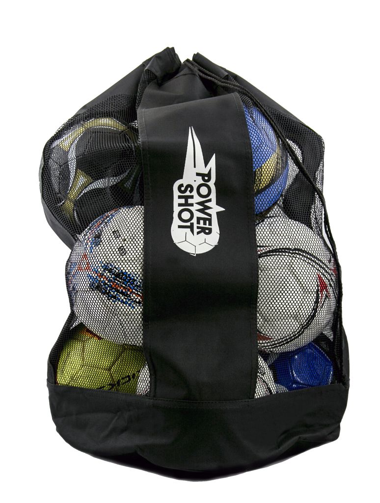 POWERSHOT Ball Bag - für 12 Bälle - Aufbewahrungstasche für Fußbälle - Ideal für Fußballvereine!