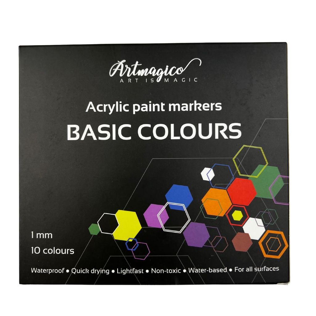 Artmagico akrylové popisovače s jemným hrotem - základní - Obrázek produktu 3