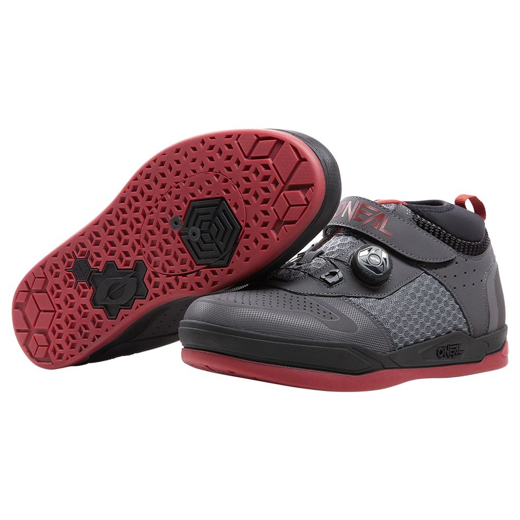 O`NEAL SESSION SPD Shoe V.22, Fahrradschuh, Größe:42, Farbe:gray/red