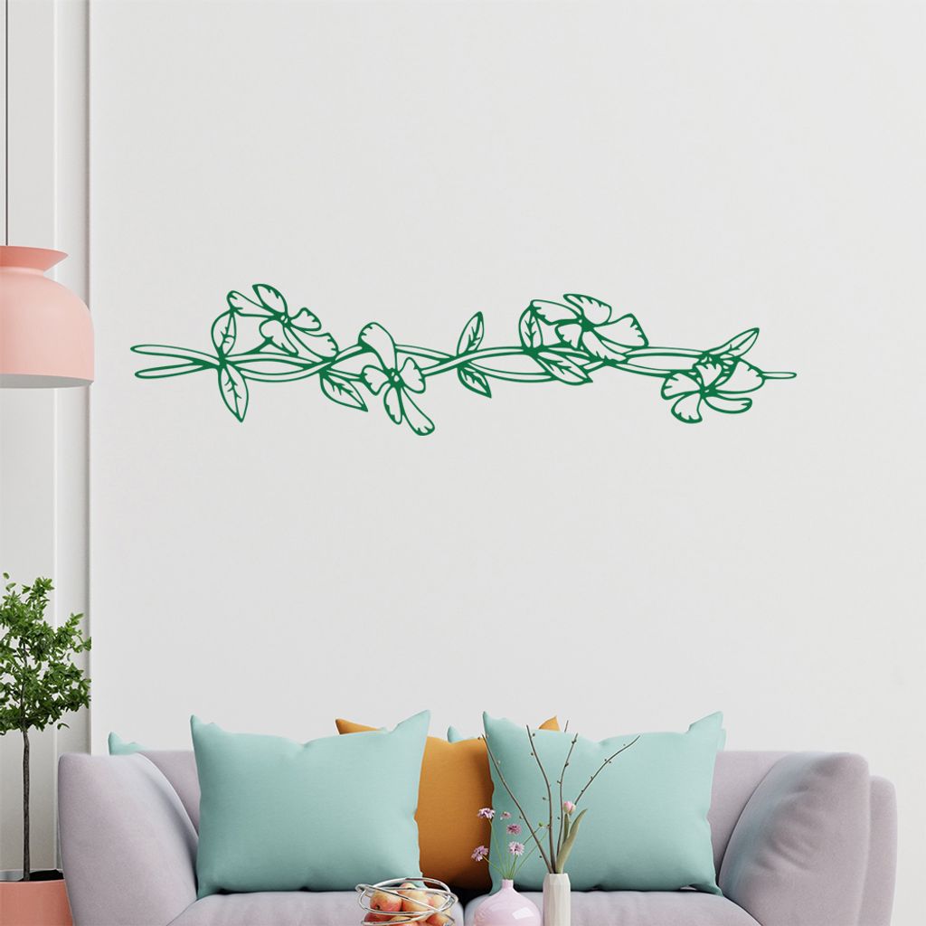 Bumen - Ranken Wandtattoo in 6 Größen - Wandaufkleber Wall Sticker - Dekoration, Küche, Wohnzimmer, Schlafzimmer, Badezimmer