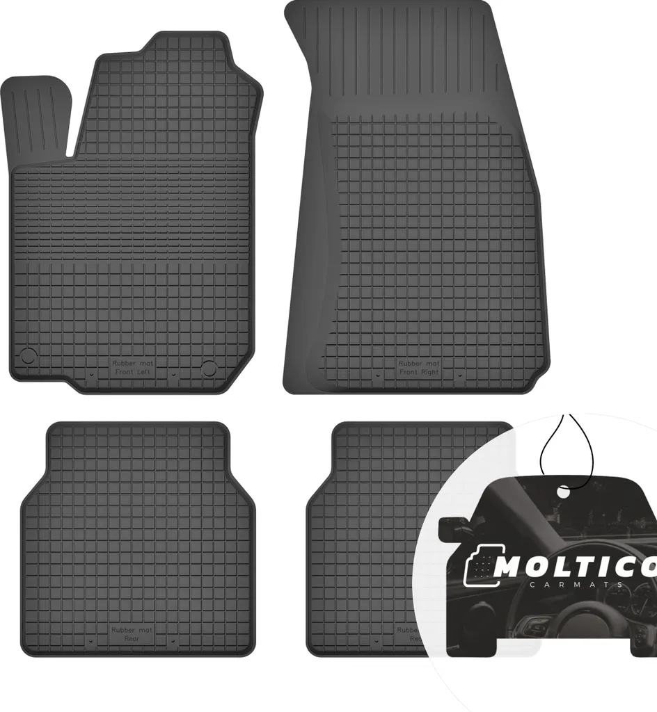 Set Tappetini Gomma Auto Volvo 440 460 88-96 - Bordo Alto Protezione 3D