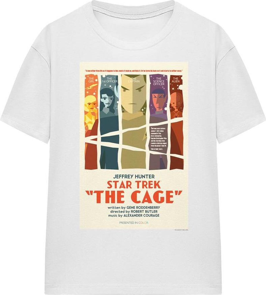 Star Trek - "The Original Series Episode 80" T-Shirt für Herren/Damen Uni TV16802 (XL) (Weiß)