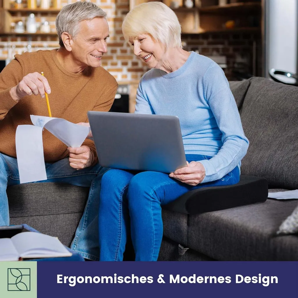 Coussin de chaise ergonomique 13cm - Rehausseur de siège pour adulte
