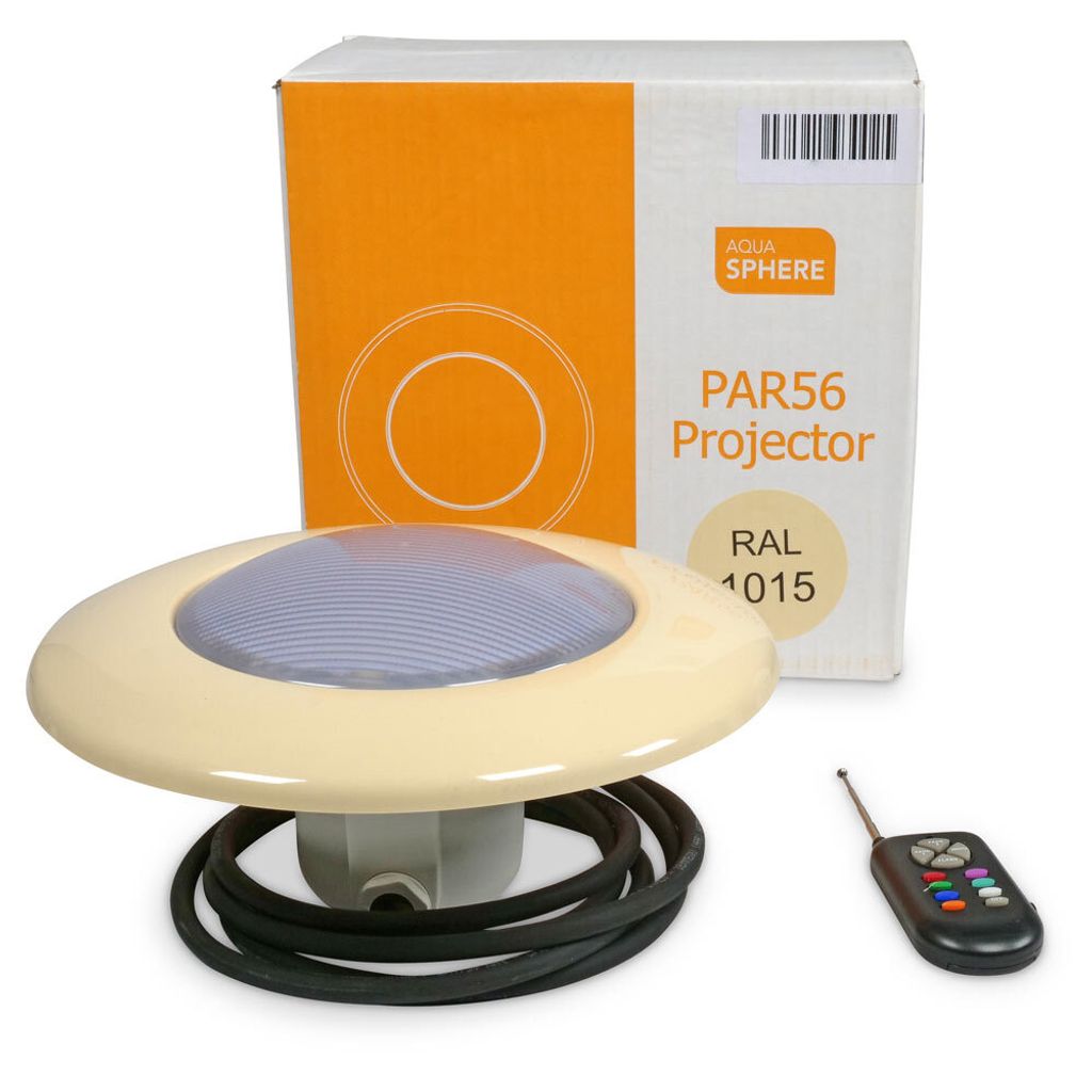 LED-Strahler RGB mit Frontring SAND PAR 56 + Fernbedienung