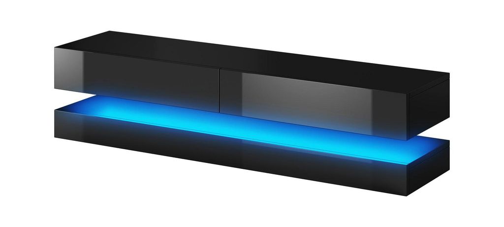 copy of TV-Möbel REN weiß mit LED 150x41,6x42 cm VIVALDI