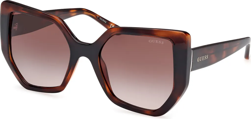 Occhiali da sole da donna Guess GU00154 52F dark havana 55/21/140