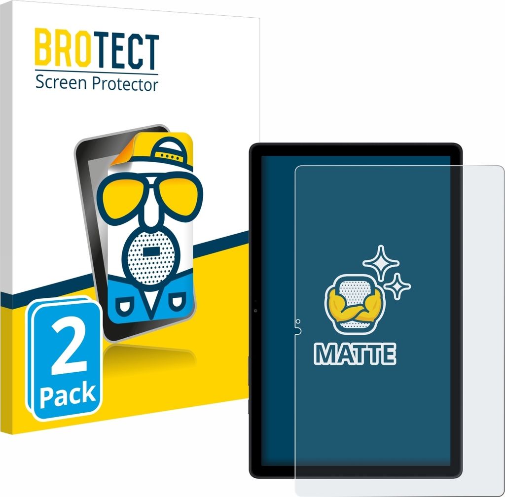 2x BROTECT Schutzfolie für Samsung Galaxy Tab A7 10.4 LTE 2020 Displayschutz Displayschutzfolie Folie Matt Entspiegelungsfolie