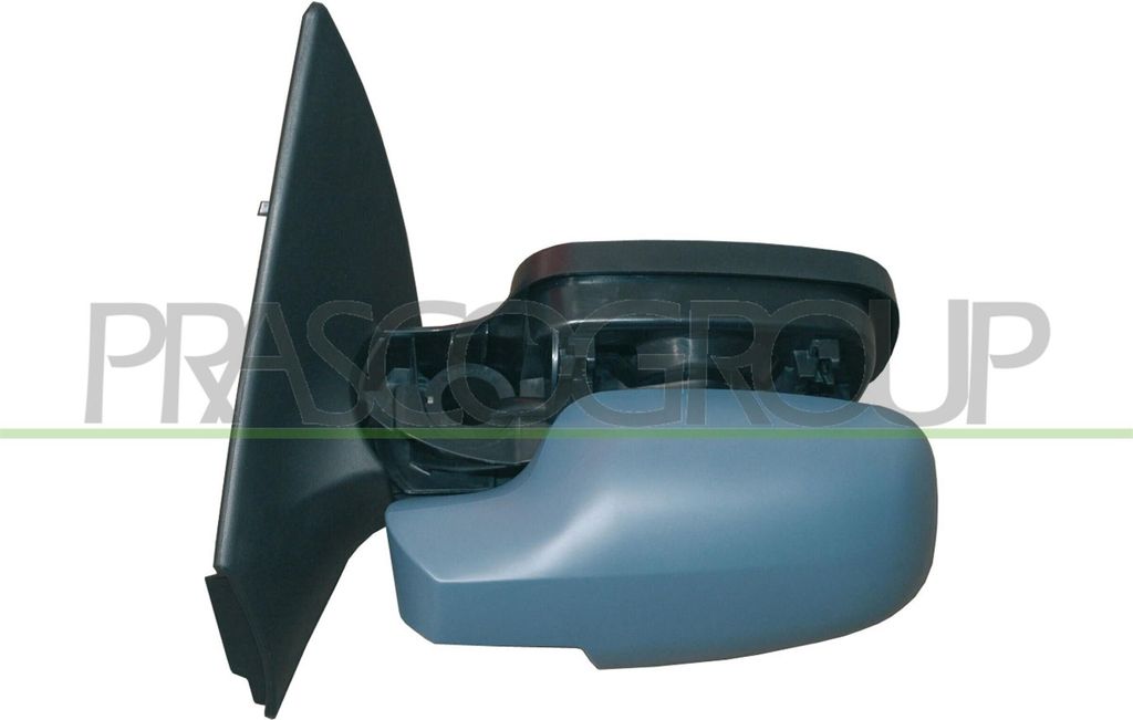 PRASCO RN4207324 Außenspiegel Seitenspiegel Links für RENAULT MEGANE II Kombi (KM0/1) Beheizt Asphärisch Grundiert Elektrisch