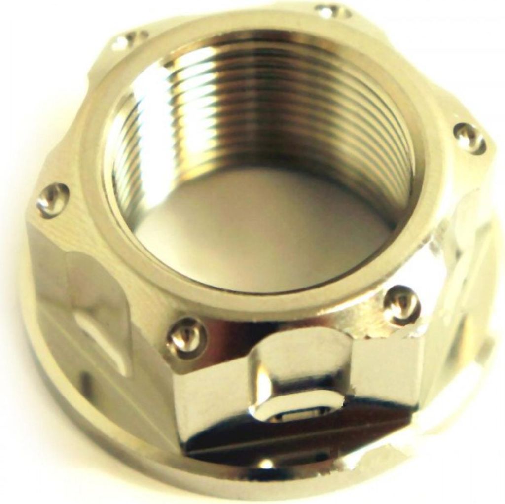 Mutter für Achse JMP Bolt M24x1,50mm Edelstahl V4A, Yamaha YZF-R6 600 / 779 / 800 / 900 / 998 / 1000 / 1300 / 1670 ccm Bj. 1998 - 2021