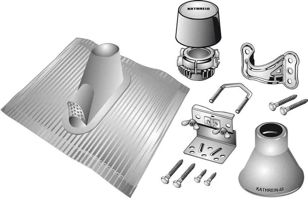 Kathrein Mast-Montage-Set ZTS 60 sw 20410024