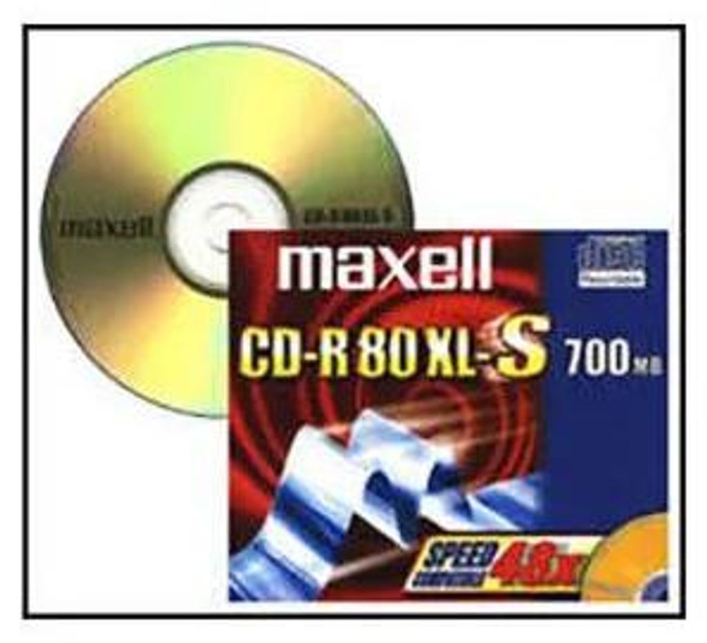 Maxell CD-R80 XL II 700MB Audio-CD-R, 700 MB, 80 min, 1 Produktbild 